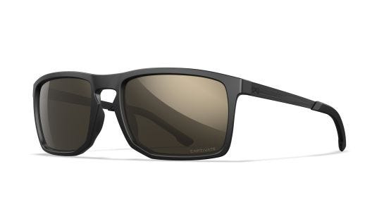 WX AXE, Glas: CAPTIVATE™ Polaroid Tungsten Spejl, Stel: Mat Sort
