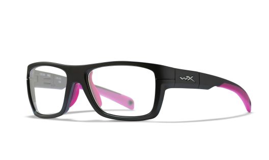 WX CRUSH, Glas: Klar, Stel: Mat Grå / Pink