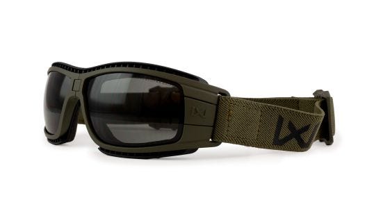 WX LYNX, Glas: Grå/Klar, Stel: Mat Army Grøn