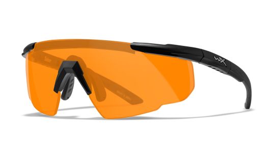 SABER ADVANCED, Glas: Lys Orange, Stel: Mat Sort