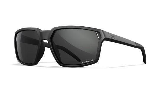 WX SIERRA, Glas: CAPTIVATE™ Grå, Stel: Mat Sort