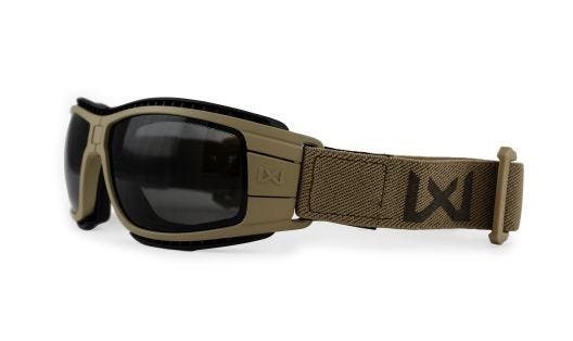 WX LYNX, Glas: Grå/Klar, Stel: Mat Sandfarve