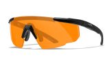 Image of SABER ADVANCED, Glas: Lys Orange, Stel: Mat Sort