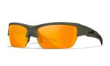 WX VALOR 2.5, Glas: Grå/Klar/Lys Orange, Stel: Mat Army Grøn Image Thumbnail