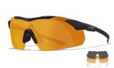 WX VAPOR COMM 2.5, Glas: Grå/Klar/Lys Orange, Stel: Mat Sort Image Thumbnail