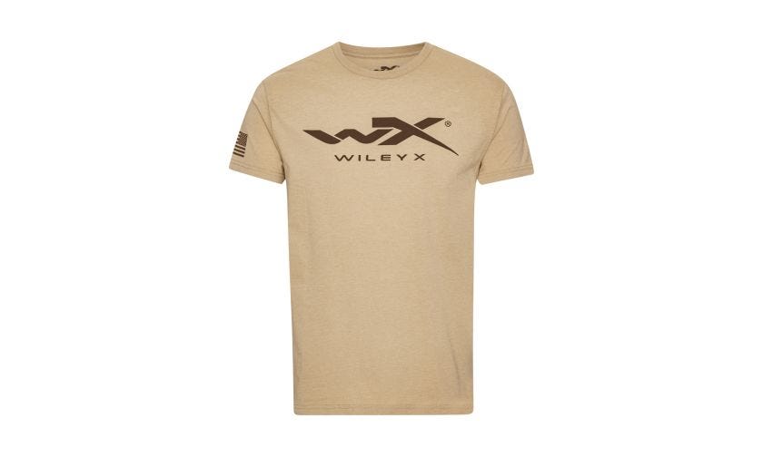 WX Tac T-shirt, Sandfarve Mélange m. Wiley X,  Image