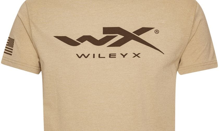 WX Tac T-shirt, Sandfarve Mélange m. Wiley X,  Image