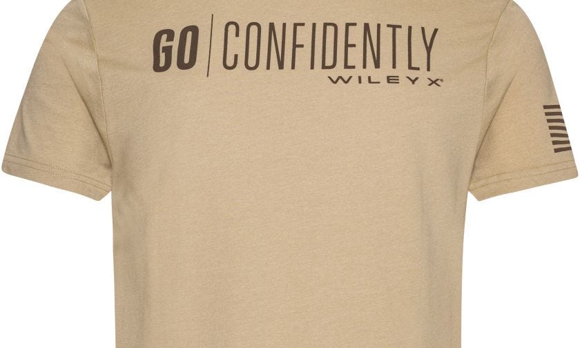 WX Tac T-shirt, Sandfarve Mélange m. Wiley X,  Image