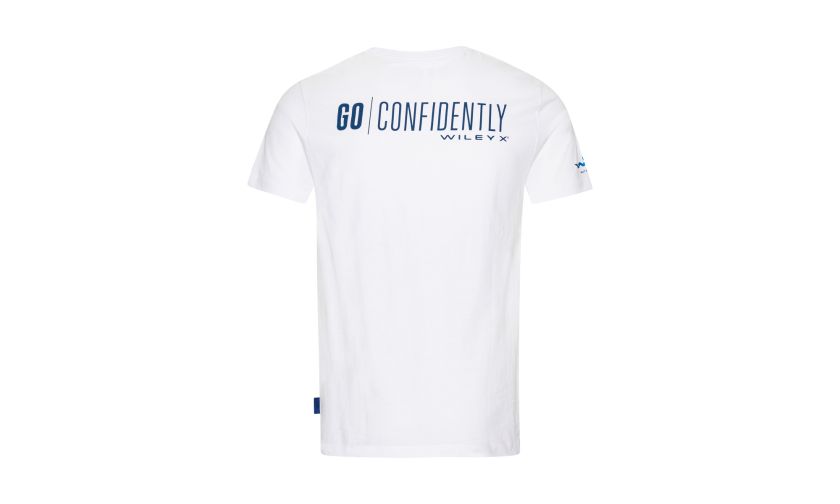 WX Fish T-shirt, Hvid Bomuld m. Wiley X,  Image
