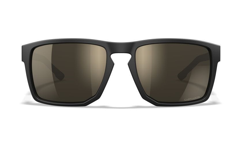WX APEX, Glas: CAPTIVATE™ Polaroid Tungsten Spejl, Stel: Mat Sort Image