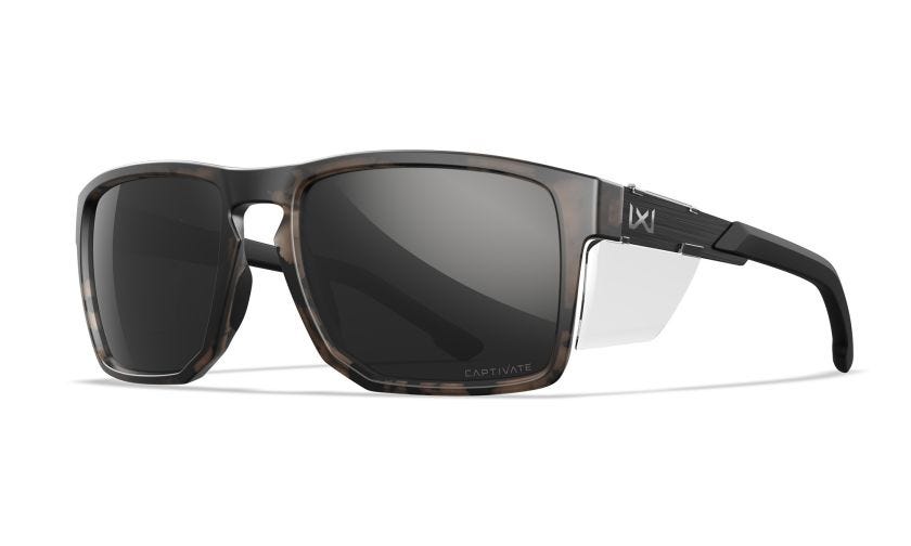 WX APEX, Glas: CAPTIVATE™ Polaroid Sort Spejl, Stel: Mat Tortoise Brun Image