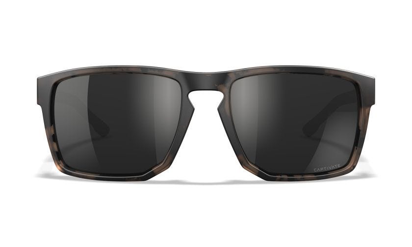 WX APEX, Glas: CAPTIVATE™ Polaroid Sort Spejl, Stel: Mat Tortoise Brun Image