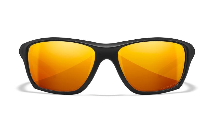 WX ASPECT, Glas: CAPTIVATE™ Polaroid Bronze Spejl, Stel: Mat Sort Image