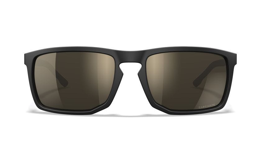 WX AXE, Glas: CAPTIVATE™ Polaroid Tungsten Spejl, Stel: Mat Sort Image