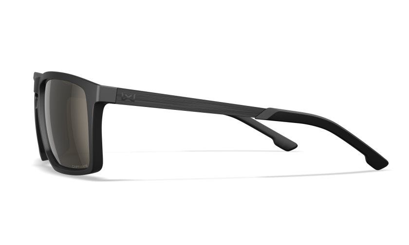 WX AXE, Glas: CAPTIVATE™ Polaroid Tungsten Spejl, Stel: Mat Sort Image