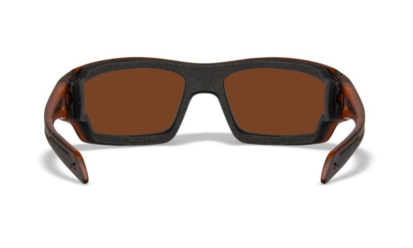 WX BREACH, Glas: CAPTIVATE™ Polaroid Bronze Spejl, Stel: Mat Brun Image