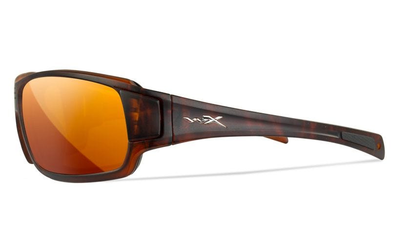 WX BREACH, Glas: CAPTIVATE™ Polaroid Bronze Spejl, Stel: Mat Brun Image