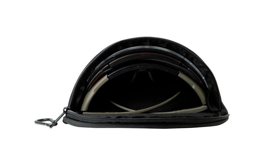 WX Etui, Semi Hard m/ Molle Strap, Sort med WX/Wiley X Logo Image