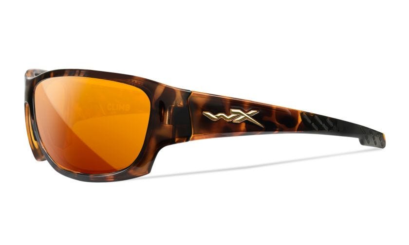 WX CLIMB, Glas: CAPTIVATE™ Polaroid Bronze Spejl, Stel: Blank Tortoise Image