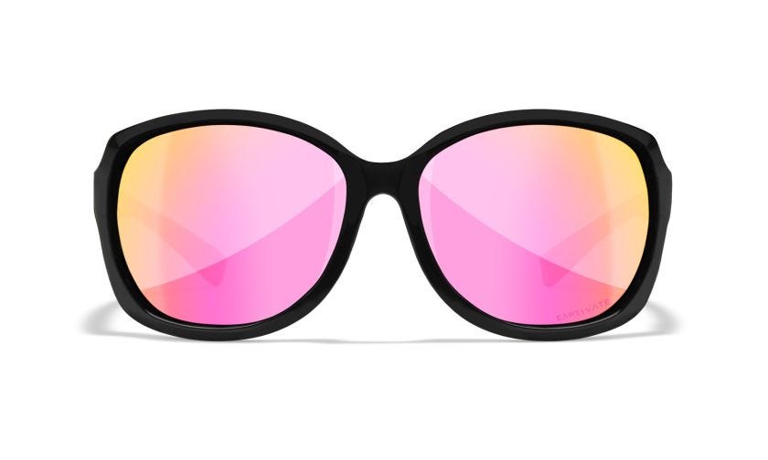 WX MYSTIQUE, Glas: CAPTIVATE™ Polaroid Rosa Guld Spejl, Stel: Blank Sort Image