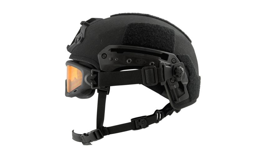 SPEAR - NERVE, Team Wendy Exfil® Helmet, Rail Attachement System - Sort Image