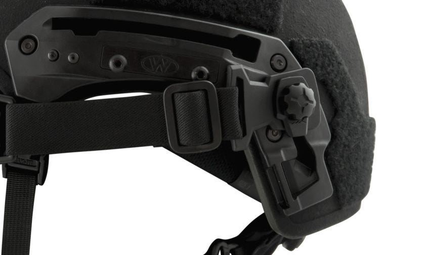 SPEAR - NERVE, Team Wendy Exfil® Helmet, Rail Attachement System - Sort Image
