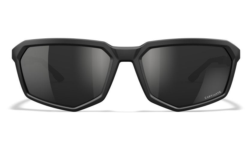 WX RECON, Glas: CAPTIVATE™ Polaroid Sort Spejl, Stel: Mat Sort Image