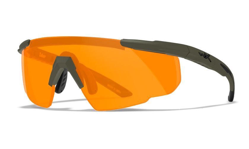 SABER ADVANCED, Glas: Grå/Klar/Lys Orange, Stel: Mat Army Grøn Image
