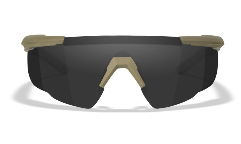 SABER ADVANCED, Glas: Grå/Klar/Lys Orange, Stel: Mat Sandfarve Image
