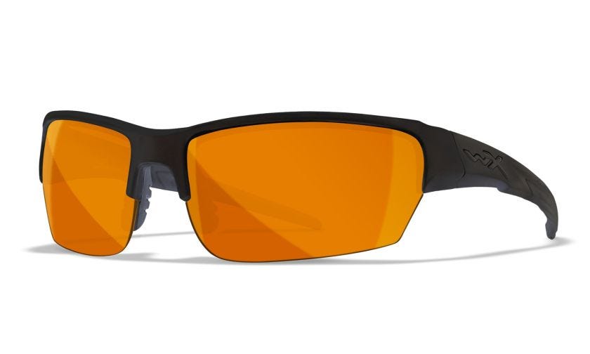 WX SAINT, Glas: Grå/Klar/Lys Orange, Stel: Mat Sort Image