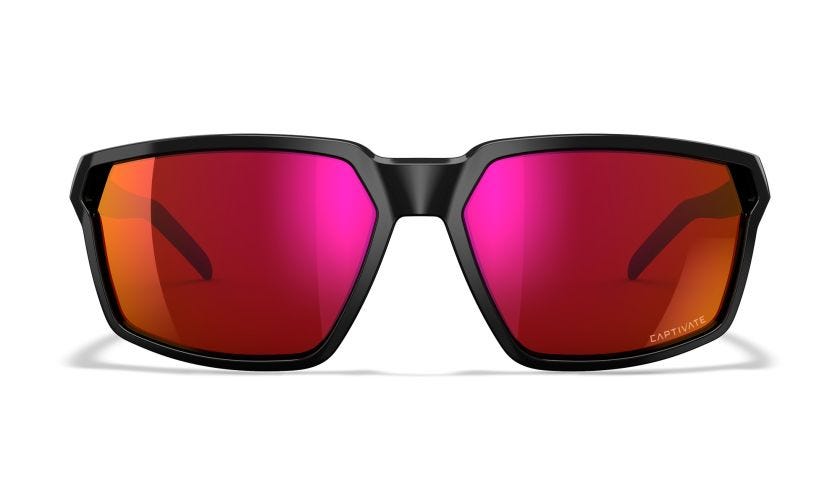 WX SIERRA, Glas: CAPTIVATE™ Rød Spejl, Stel: Blank Sort Image
