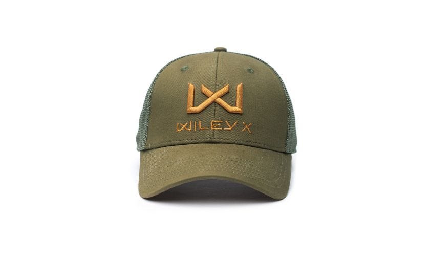 Trucker Cap, Olivengrøn, Sandfarve WX/Wiley X Image