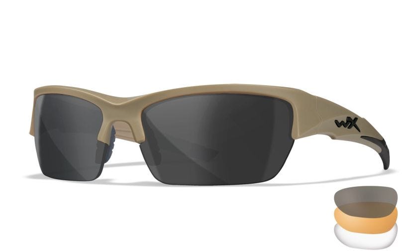 WX VALOR 2.5, Glas: Grå/Klar/Lys Orange, Stel: Mat Sandfarve Image