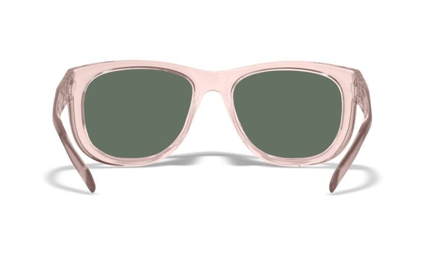 WX WEEKENDER, Glas: CAPTIVATE™ Polaroid Rosa Guld Spejl, Stel: Transparent Rosa Image